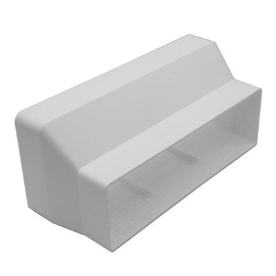 Direct Duct Supplies 110 x 54mm to 204 x 60mm adapter for ducting connections, made of durable material.
