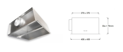 Swirl Diffuser Plenum Box 400