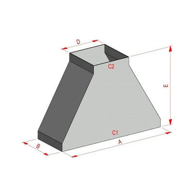 Rectangular Ductwork Reducer