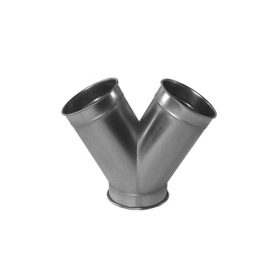 Quick-Fit Y-Branch (Breeches) – 60 Degree – Galvanised – Nordfab