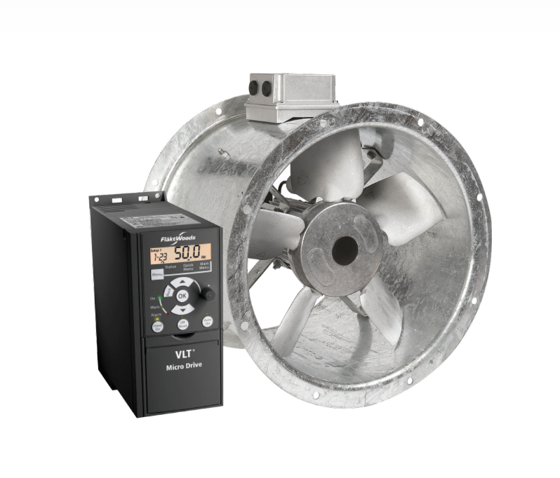 Flakt Woods Maxfan Compac Supplied with Inverter Speed Controller
