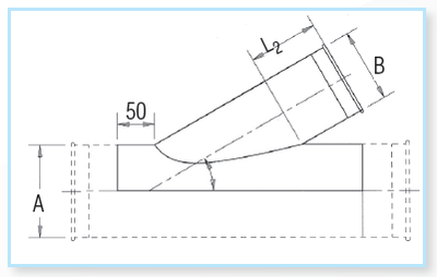 Quick-Fit Cut-in – 30 Degree – Galvanised – Nordfab