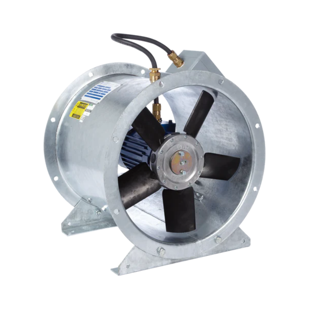 Revolution SLCX450/4-3B – ATEX Long Cased Axial Flow Fan – Elta