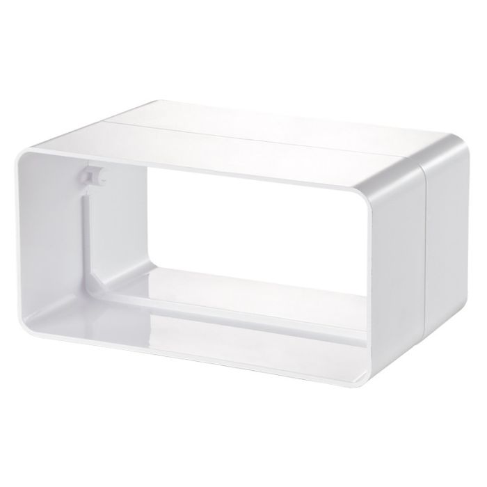Rigid Rectangular Duct Joining Coupler – Plastic