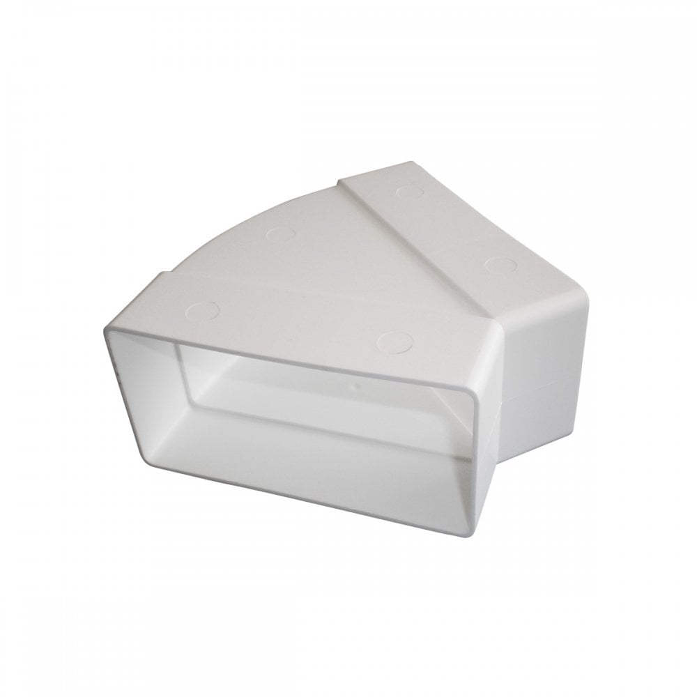 Plastic Ducting Horizontal 45 Degree Bend