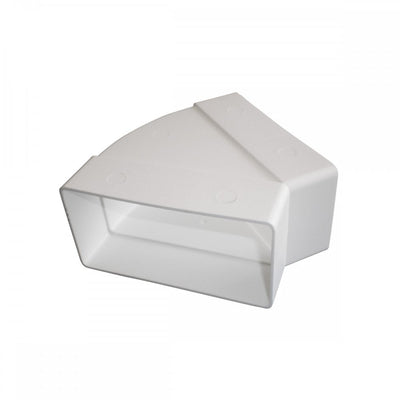 Plastic Ducting Horizontal 45 Degree Bend