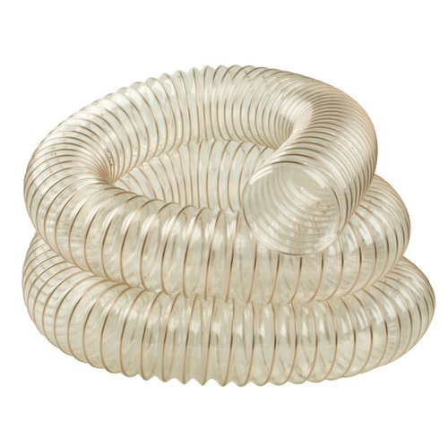 Flexible 10M length HDPU ducting from Direct Duct Supplies, shown coiled and ready for ventilation or HVAC applications.