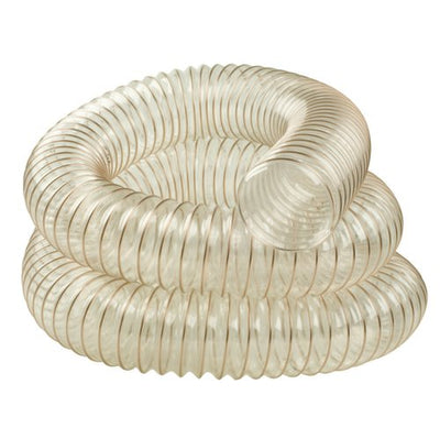 Flexible 10M length HDPU ducting from Direct Duct Supplies, shown coiled and ready for ventilation or HVAC applications.