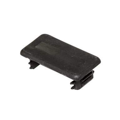 PVC Channel End Caps, 41mm x 21mm,  (per 100)